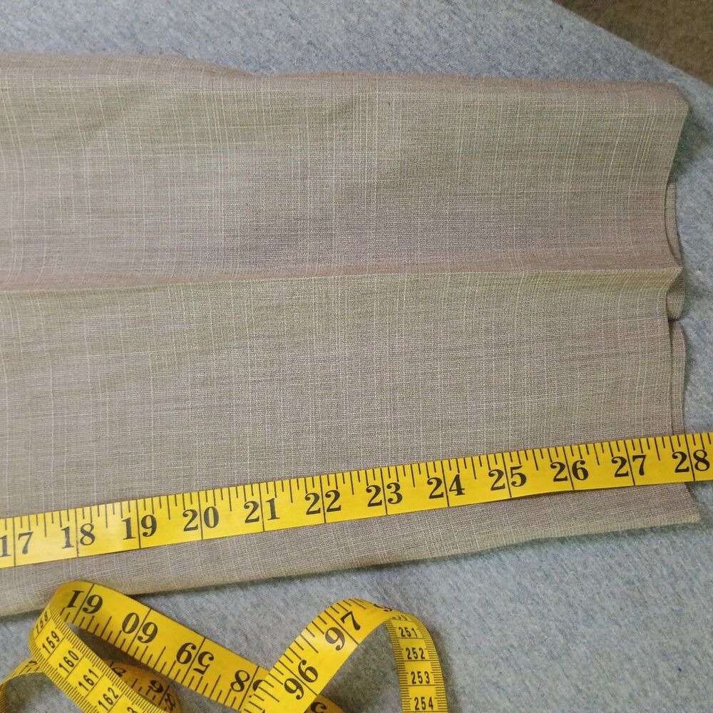 Zanella Parker Shark Skin Trousers 40 Brown 100% Wool Flat Front Premium - Picture 12 of 14
